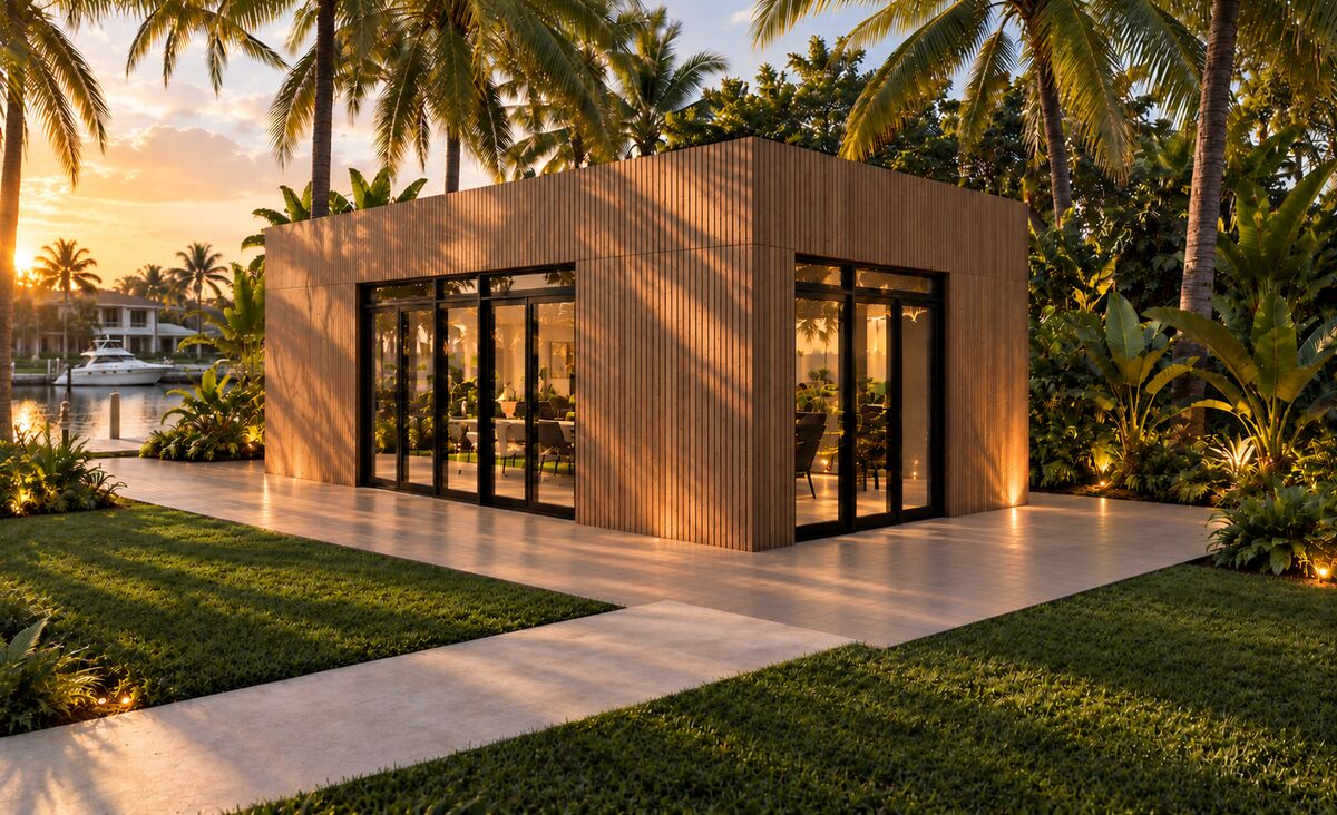 ADA Commercial Cabana in wood